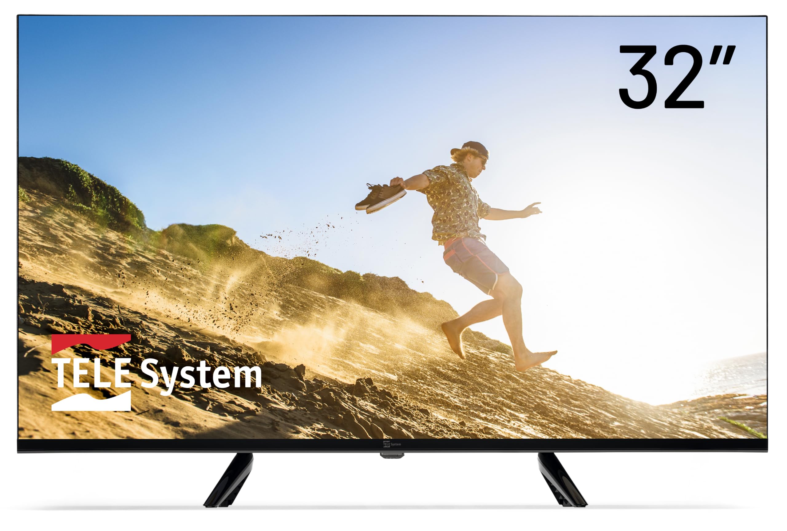 TELE System TV 32" HD | DVB-T2/S2 | tivùsat | Hotel Mode | Frameless
