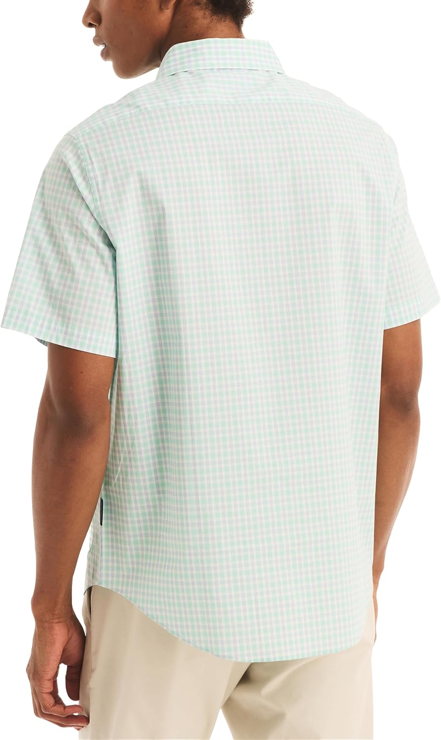 Nautica Men's Navtech Trim Fit Plaid Short-Sleeve Shirt - Image 2