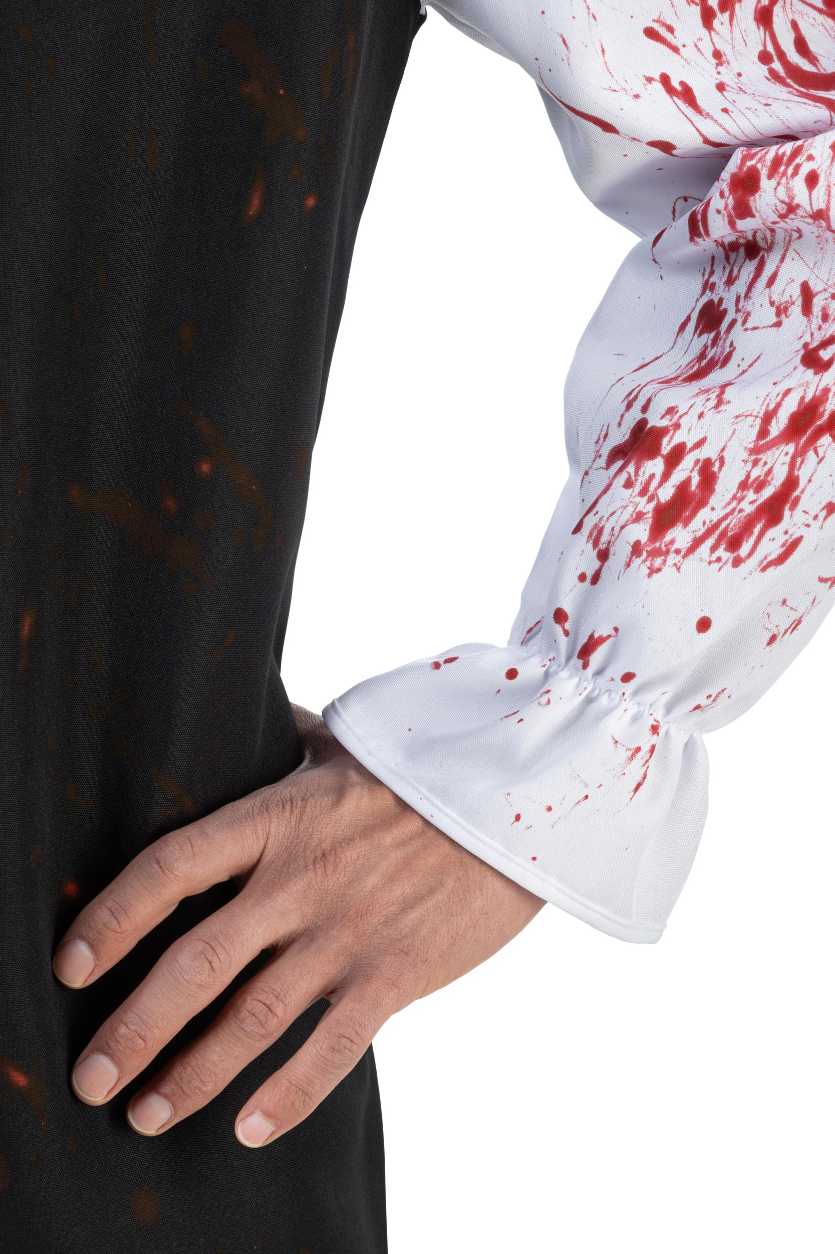 Chaks - kombinezon klauna Art, kombinezon klauna, kostium horrorowy | Oficjalny strój Terrifier, czarno-biały, kombinezon klauna, strój cosplayowy na Halloween i karnawał