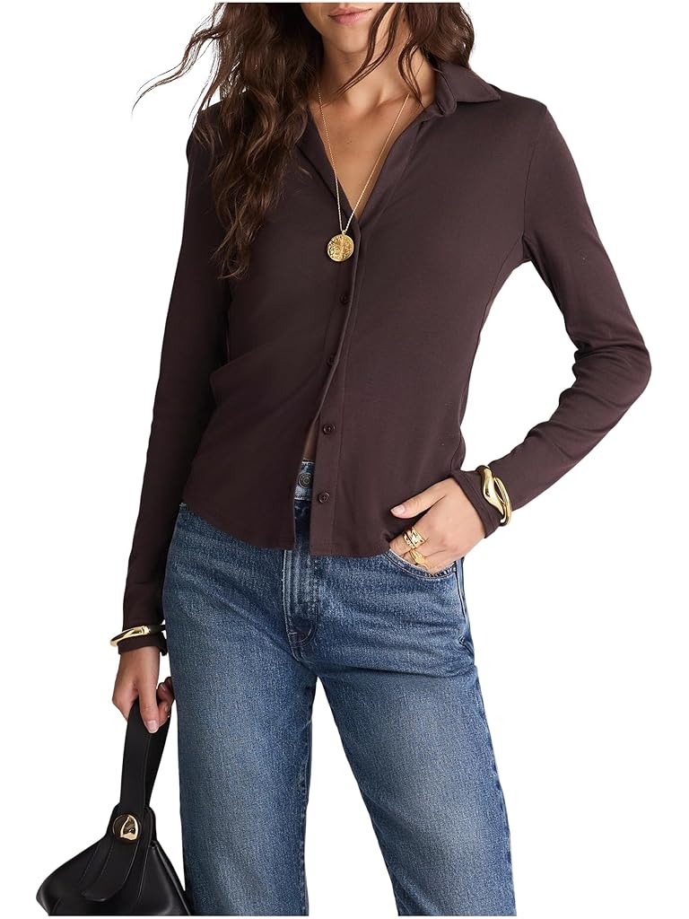 Tan Madewell Camp Long Sleeve Top