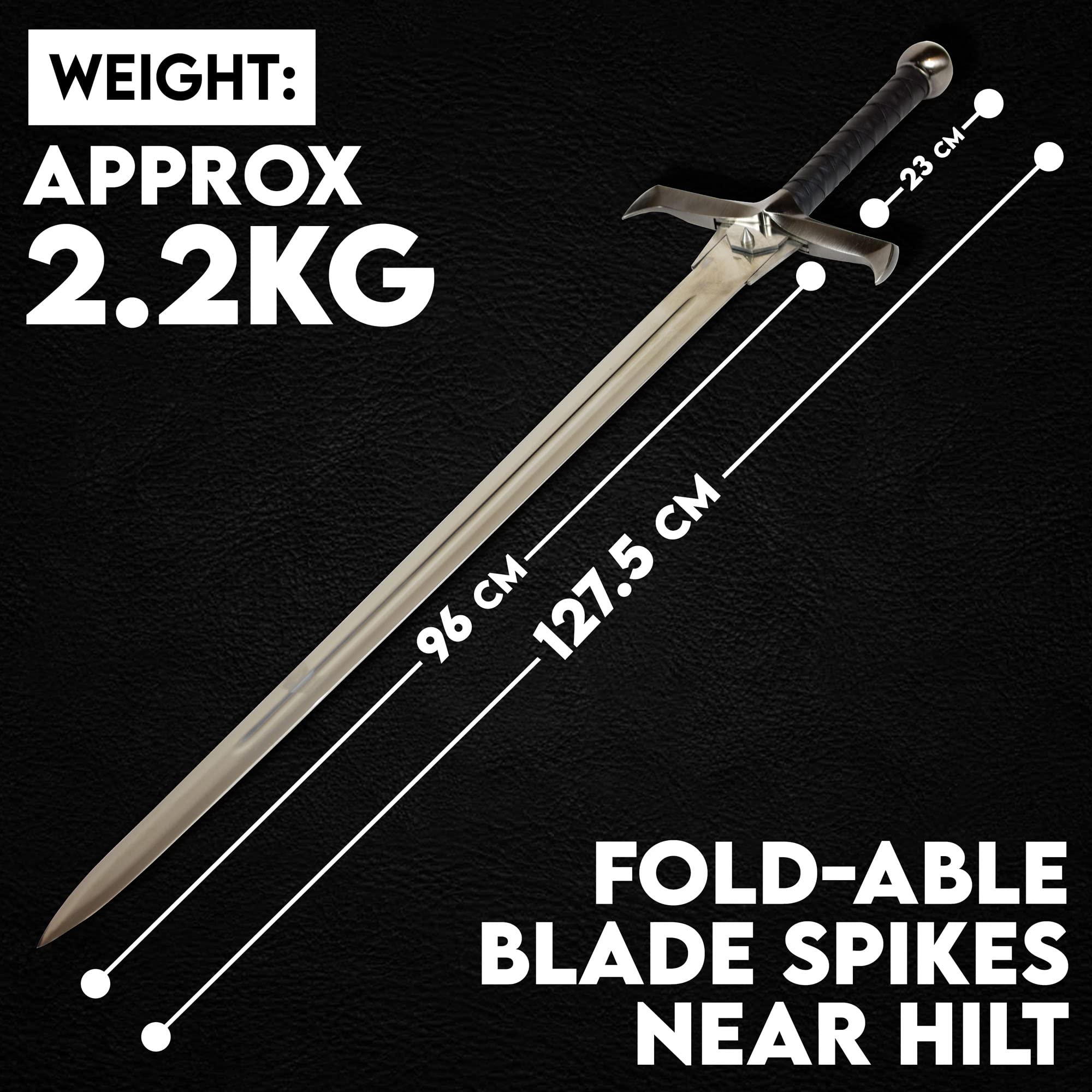 Swords and more Highlander - Kurgan's Schwert, Highlander, Connor MacLeod Katana Schwerter echt, Schwert für Samurai Kostüm, Cosplay
