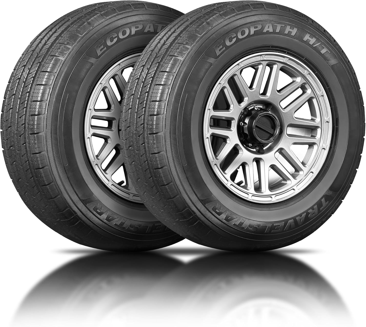 Set of 2 (Two) Travelstar EcoPath H/T LT245/75R16 120/116S Load Range E 10PR High Performance All Season Highway Terrain SUV/Light Truck Tire 245/75/16(Tire Only)