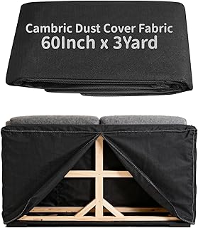 Upholstery Cambric Dust Cover Fabric, 60 Inch x 3 Yard, Replacement Mate...