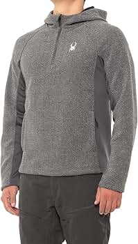 Amazon.com: Spyder Men's Boundless Half Zip Hooded Sweater