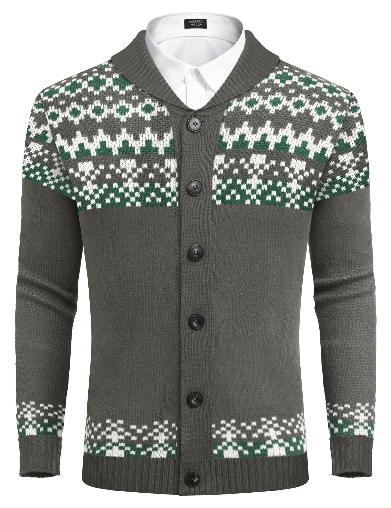 Cardigan de Noël moche homme pour oublier les pulls qui grattent
