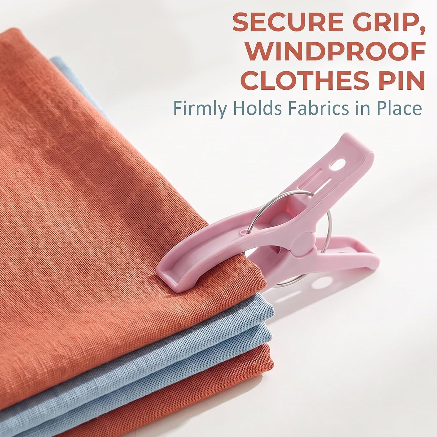 Chsoejuf 4 Pack Large Sewing Clips for Fabric Jumbo Wonder Quilting Clip