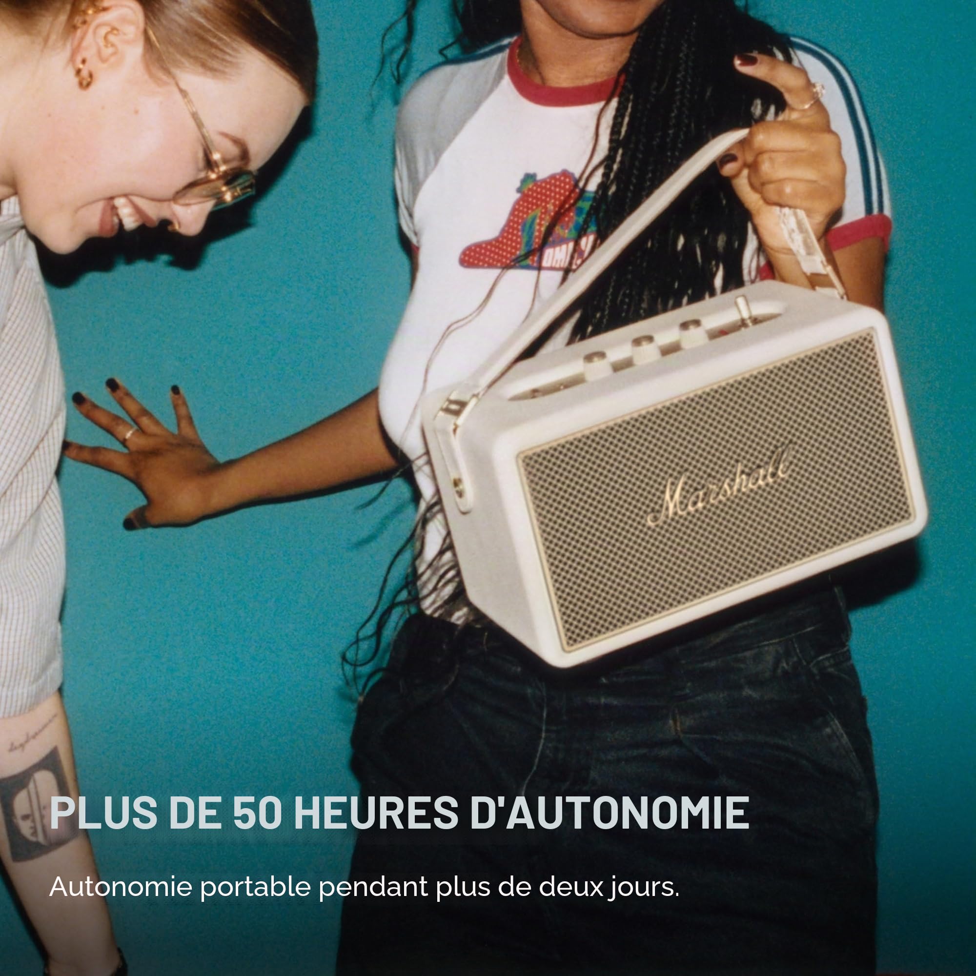 MARSHALL Enceinte sans Fil Bluetooth Kilburn III Crème