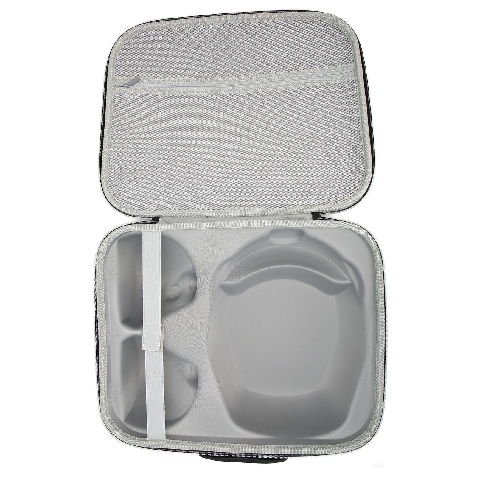 Haofy Custodia Rigida da Viaggio per PS VR2 con Cuscinetti in Spugna Borsa Portaoggetti Portatile per Accessori Console Interno Grigio