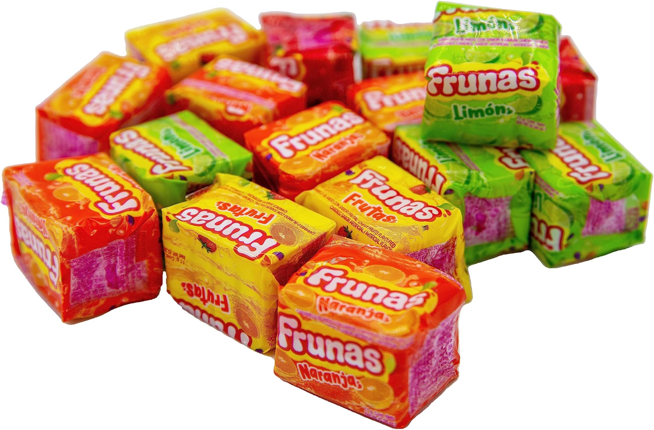 16-Variety Fruity Colombian Candy Bundle - Includes 16 Packs of Frunas Candy, Chewy Colombian Snacks - Dulces Colombianos - Comes in Despensa Colombiana Pack (Pack of 16 Variety Candies)