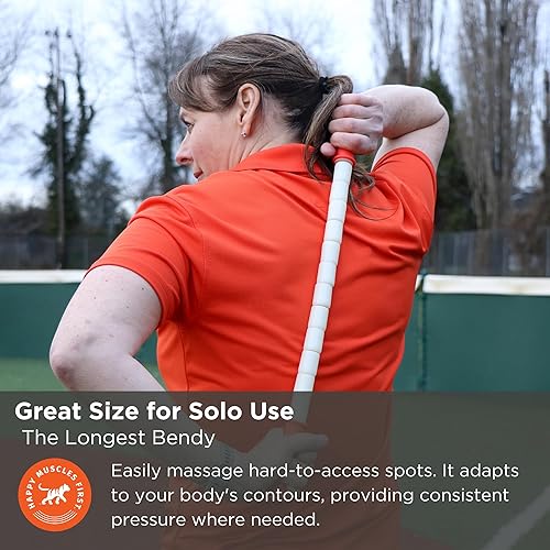 Miniatura 2 de Tiger Tail The Stick - Bendy - Rodillo muscular flexible de 22 pulgadas para liberación miofascial y puntos gatillo - Masajeador de tejido profundo
