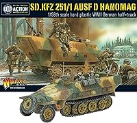 Vista 1 de Warlord Games German Army Sd.Kfz 251/1 ausf D Hanomag halftrack - 1:56 / 1.102 in - Modelo de vehículo a escala de plástico para Bolt Action