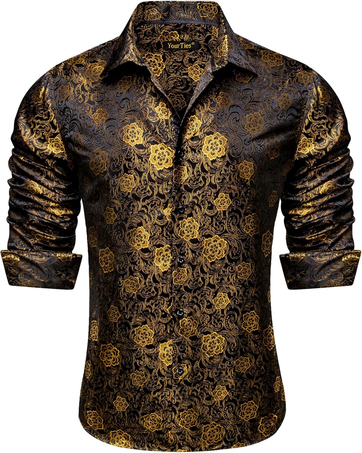 Black Gold Floral