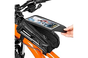 Waterproof Hard Casing Bike Phone Holder Front Frame Bag for Phone Under 6.8 inches