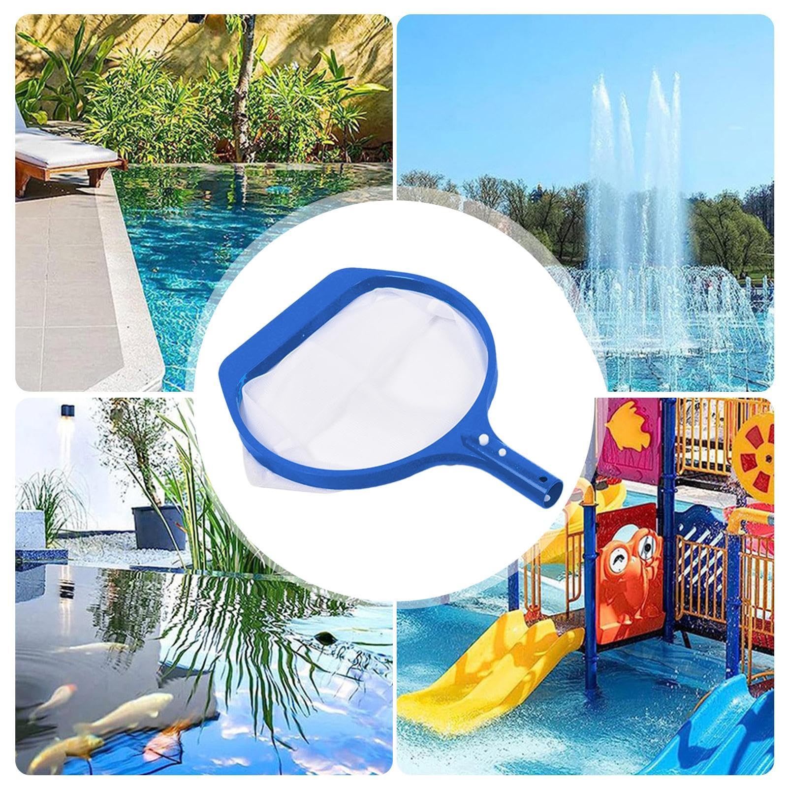 Skimmer Per Piscina Senza Palo - Rete Profonda 37 Cm, Telaio Rinforzato, Larghezza 43,2 Cm, Per Foglie E Detriti - 5