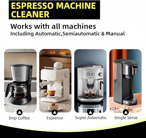 Miniatura 3 de Tabletas descalcificadoras de limpieza para máquina de café, 30 unidades de disolución rápida, sin olor, fórmula sin residuos para agua dura,