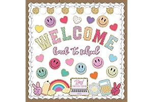 Groovy Back to School Bulletin Board Kit for a Colorful Classroom Ambiance