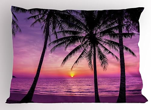 Miniatura 50 de Ambesonne Funda de almohada gris, lunares pequeños sobre fondo blanco, estilo retro, patrón tradicional pastel, funda de almohada decorativa de