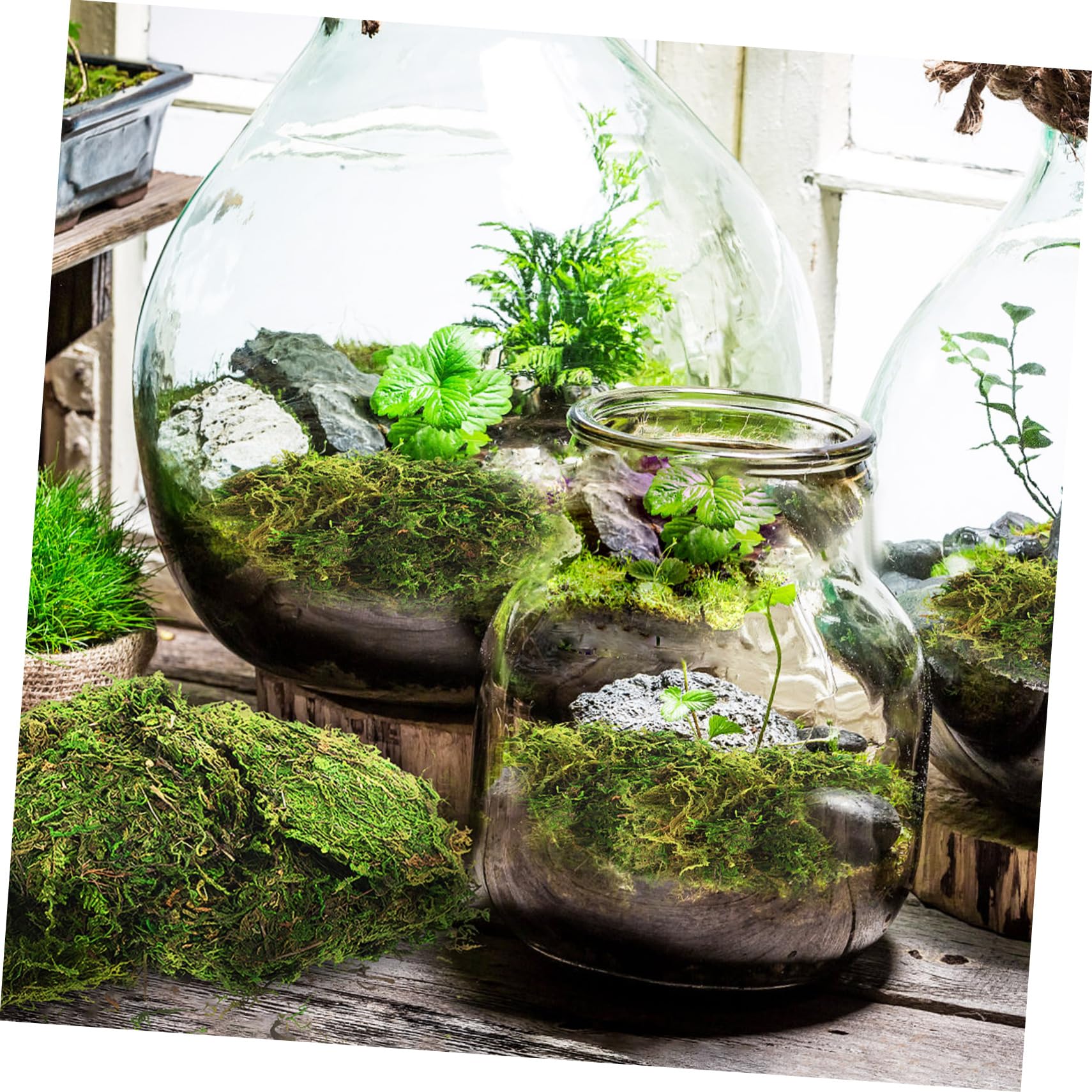 HOODANCOS Artificial Dyed Faux for Garden Decor Craft Projects Indoor Potted Plants Home Decor Floral Arrangements Centerpieces