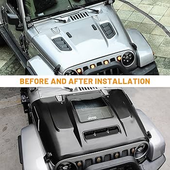 パーツ JKU Amazon.com: Space Capsule Hood Compatible with 2007-2017