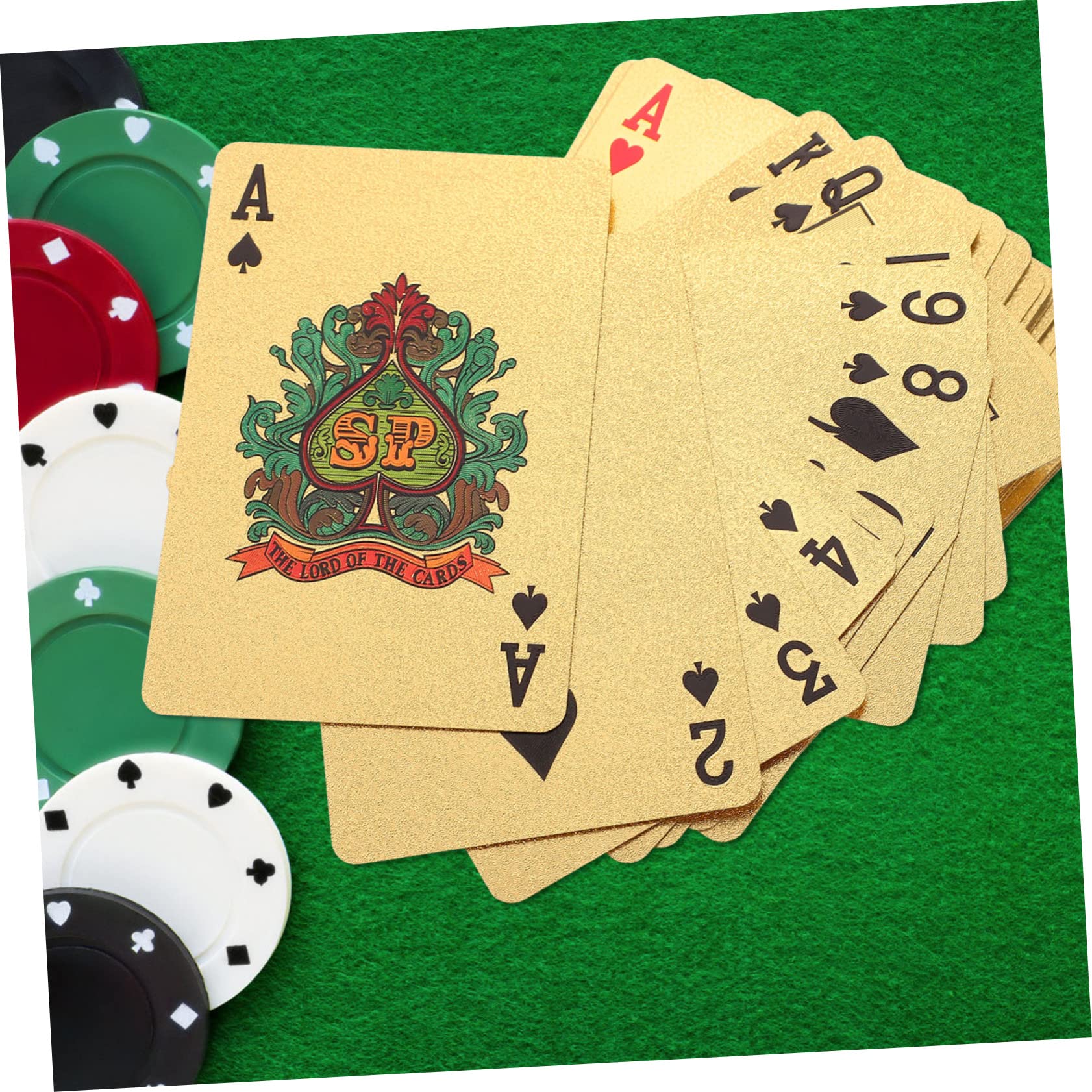 TOYANDONA 3pezzi Poker Pvc Impermeabili e Resistente Per Intrattenimento Assicurato