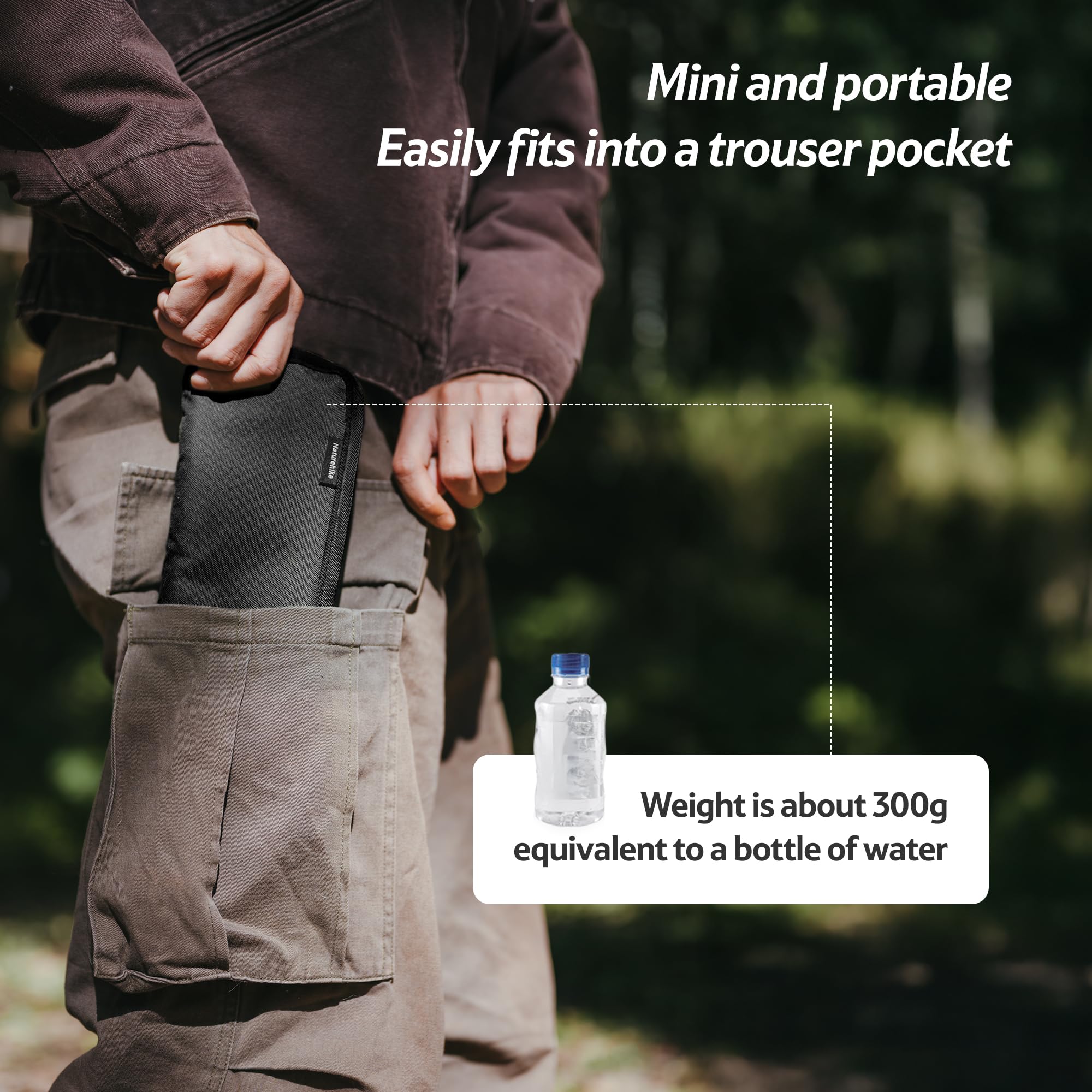 Naturehike Składany stołek, przenośny, ultralekki fotel ze stopu aluminium z pogrubioną podkładką z gąbki, wodoodporny, odporny na zużycie, na zewnątrz, kemping, kolejkę, wędkowanie, do ogrodu i łatwe