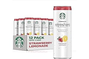 Coconut Water Strawberry Lemonade Refreshers