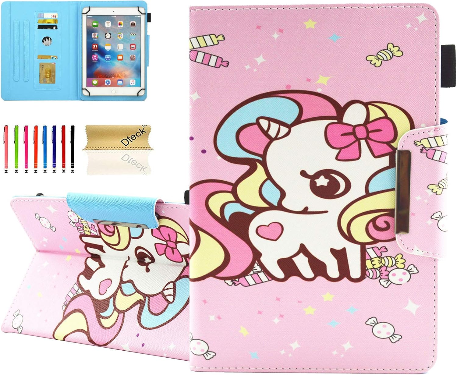 کیف چرمی Dteck برای انواع تبلت 6.5-7.5 Inch