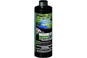 Microbial Treatment; Free of Aquatic Herbicides & Plant Dyes; Safe for Fish...