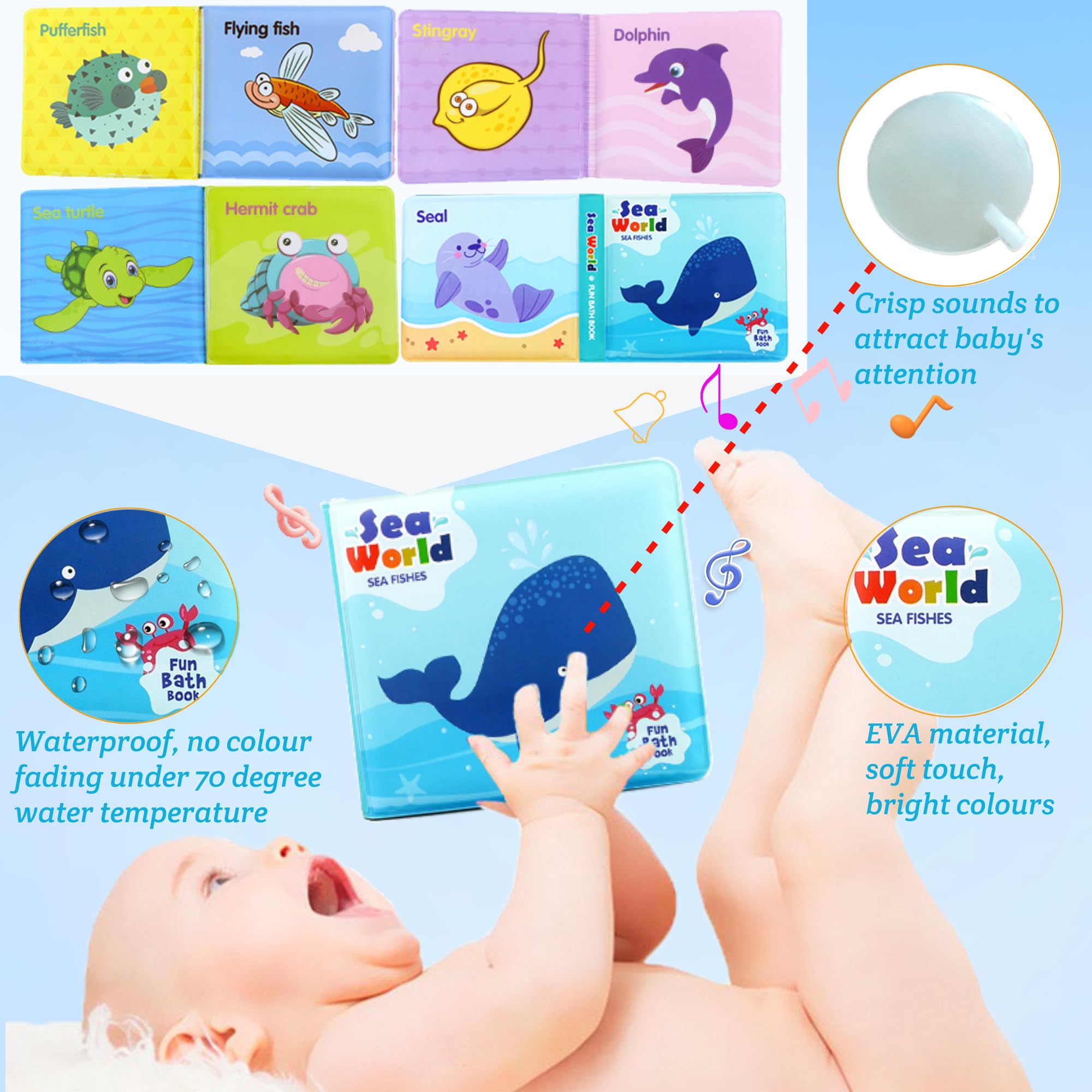 Chennyfun Jouets de Bain, 32 Pièces Jouet de Bain Set avec Canard en Caoutchouc, Tortue, Dauphin, Bateaux en Plastique etc, Animaux Jouets Flottants Enfant 3+Ans