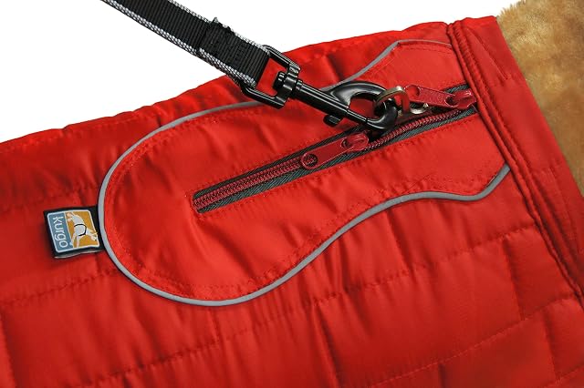 Foto 6 de 7 de Kurgo Loft Chaqueta Reversible, M, Rojo Chili