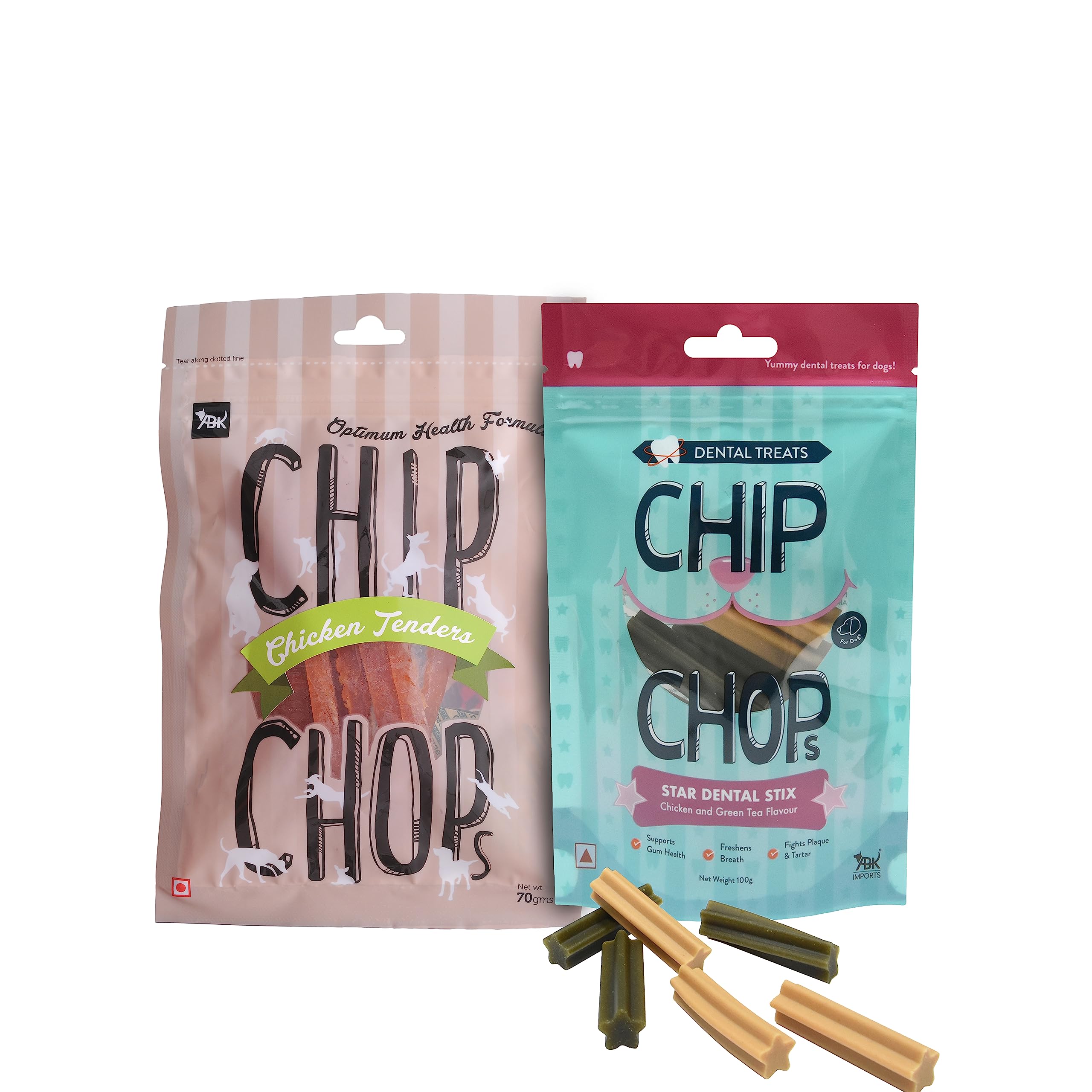 Combo of Chip Chops Chicken Tenders, 1 Pack & Chip Chops Star Dental Stix Chicken and Green Tea Flavor (B0C7MJ4KF8) Amazon Price History, Amazon Price Tracker