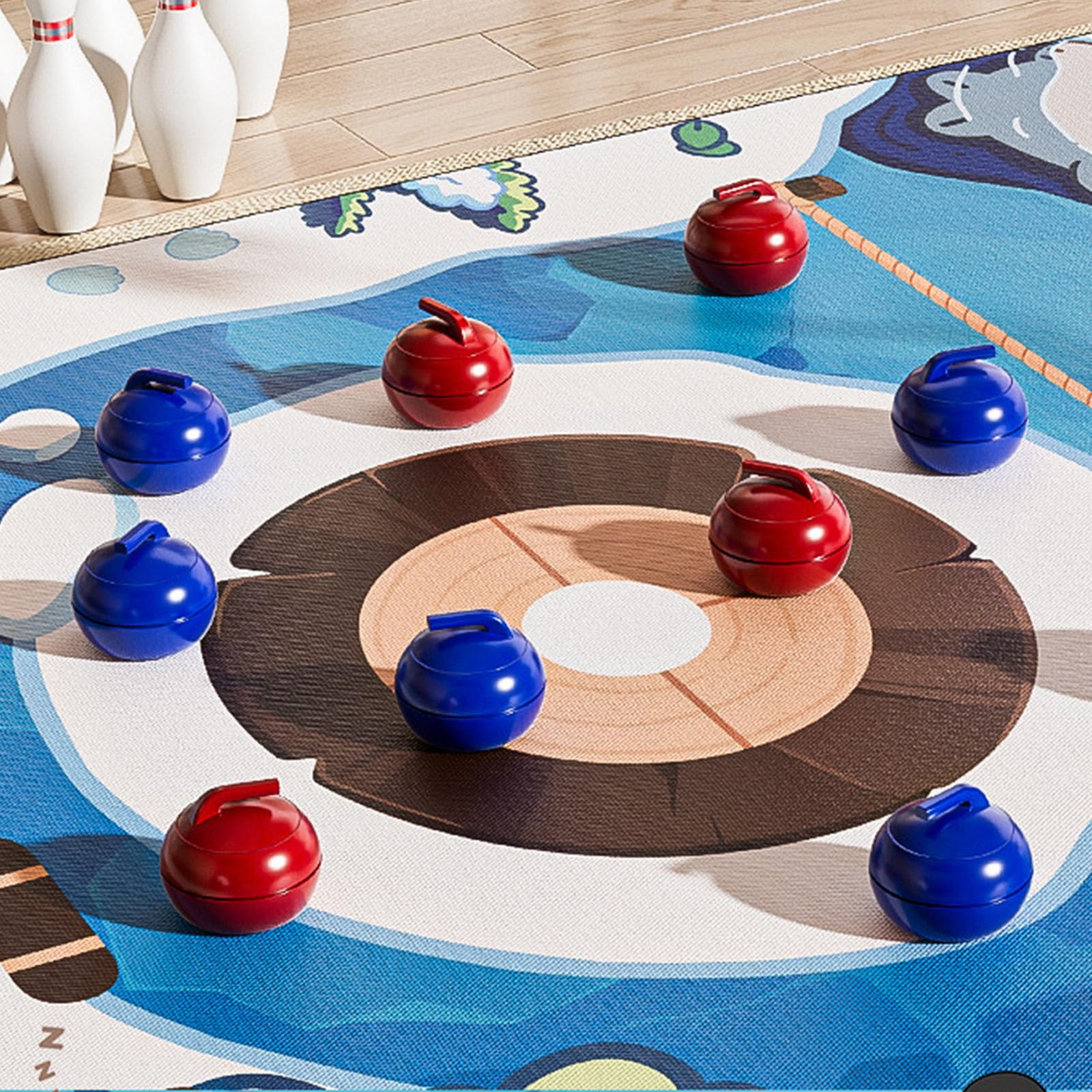 Gioco da Tavolo per Lo Sviluppo per Bambini dai 3 Anni in, Giocattolo per attività familiari in Gomma Sicuro con Facile conservazione, Strumento apprendimento interattivo Gioco per Lo Sviluppo