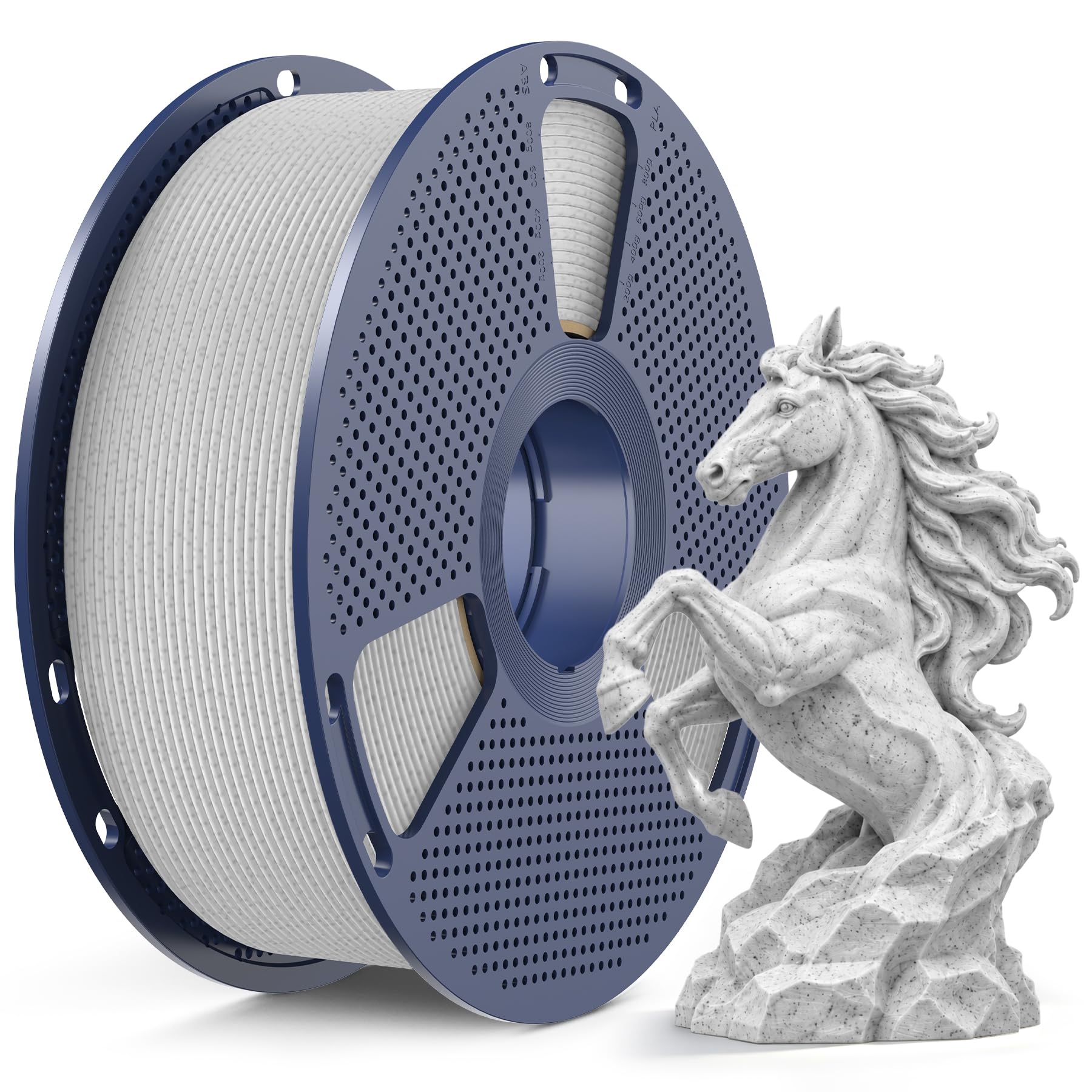 SUNLU High Speed Marble PLA Filament, Shadow Storm, 1KG
