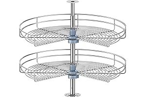 32" Lazy Susan Turntable for Kitchen Corner Cabinet Organizer