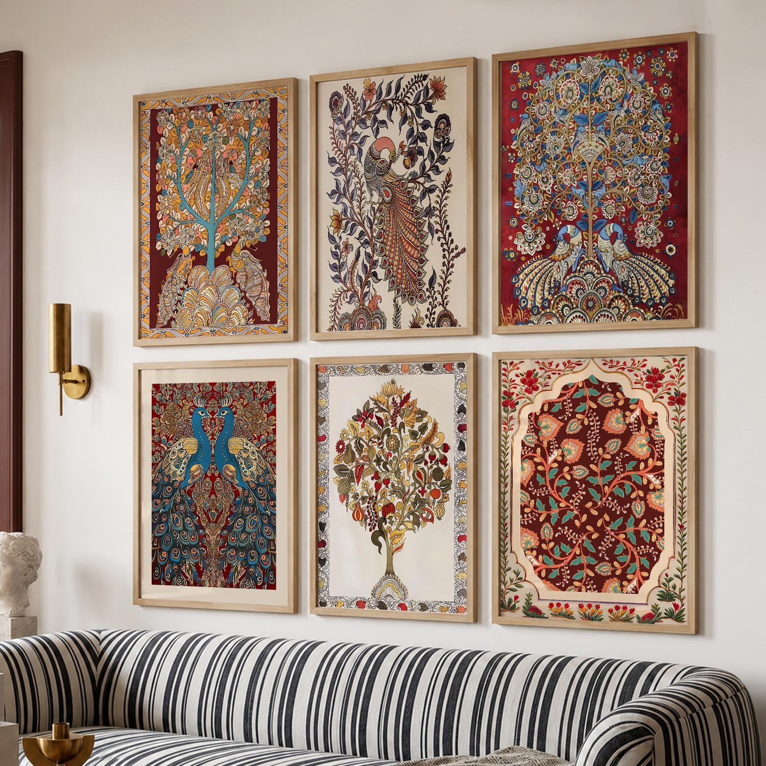 Kotart Madhubani Wall Art - Framed Paintings -1 Kotart Madhubani Wall Art - Framed Paintings -1