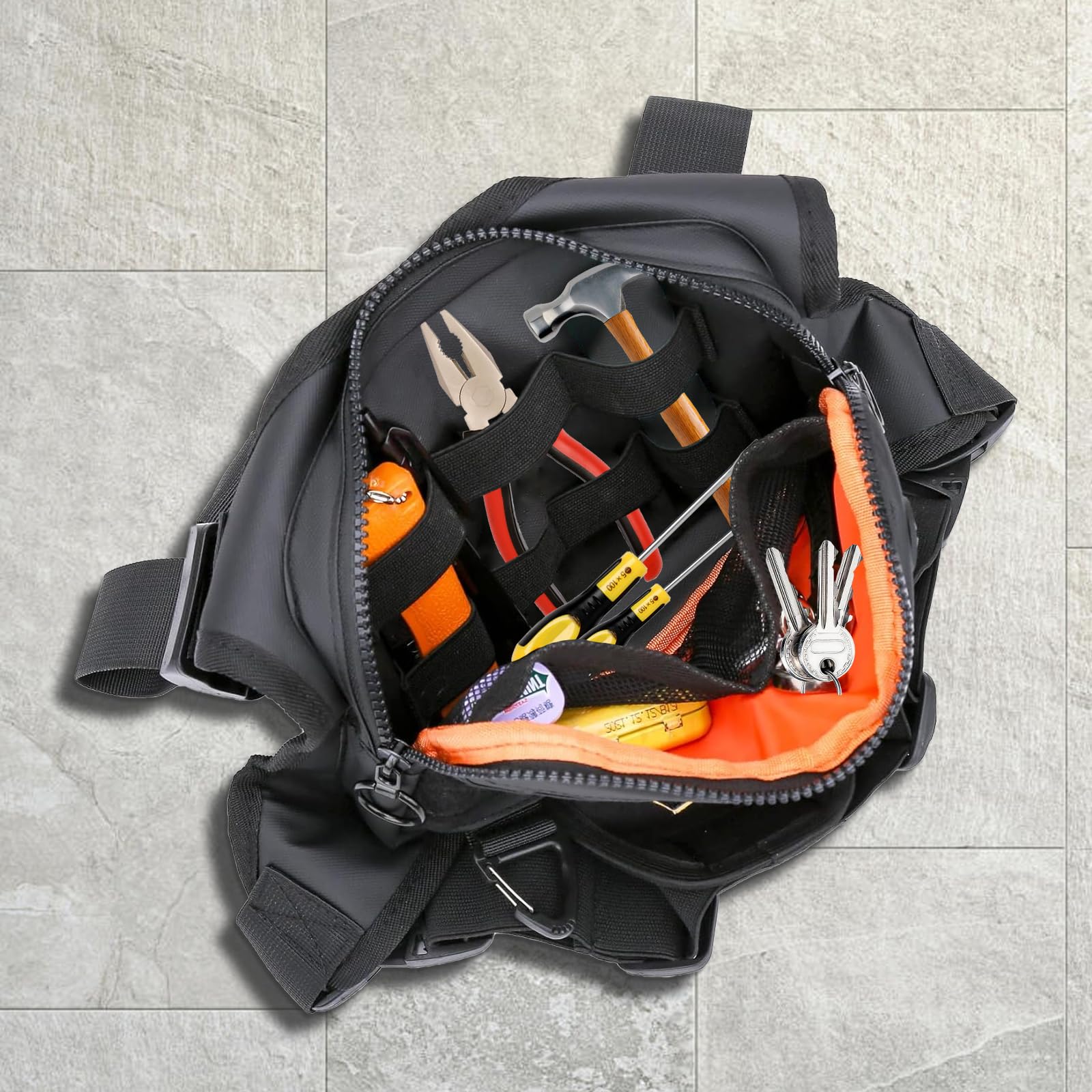 GAESHOW Borsa Toracica da Uomo, Regolabile, Tattica sul Petto per Uomini e Donne, Impermeabile, Portatile, Borsello Petto per Allenamenti all'Aperto, Ciclismo, Escursionismo e Sport, Nero
