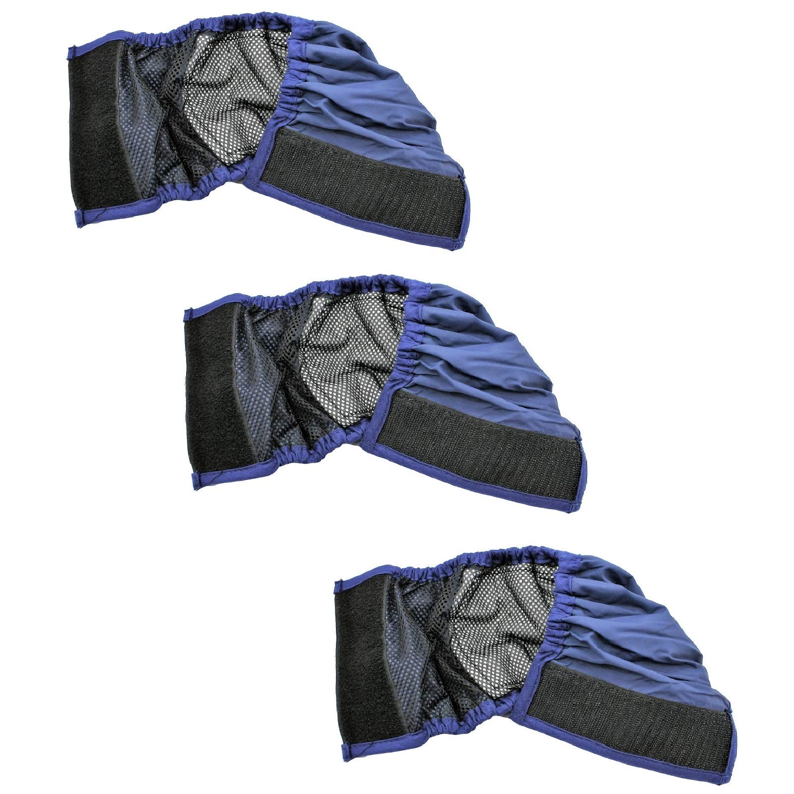 3 Stück Hundewindeln für männliche Bauchband, wasserdichtes und gepolstertes Futter, wiederverwendbar, waschbar für kleine und große Hunde (XXS – Taille 15,2 cm – 20,3 cm, 3 Stück)
