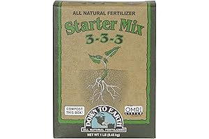 Down To Earth All Natural Fertilizers Organic Natural Starter Mix 3-3-3 for Seedlings