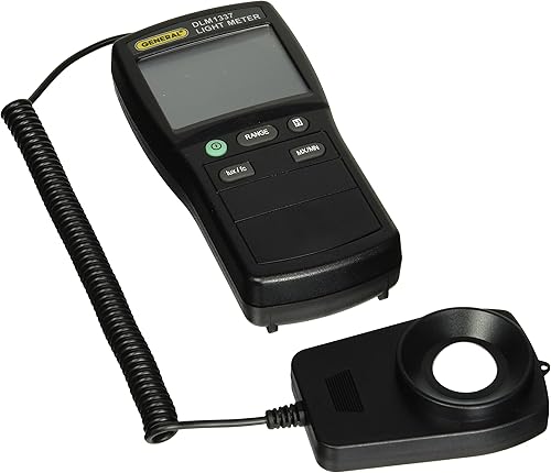 General Tools DLM1337 - Medidor de luz digital con pantalla gigante, color negro, pequeño