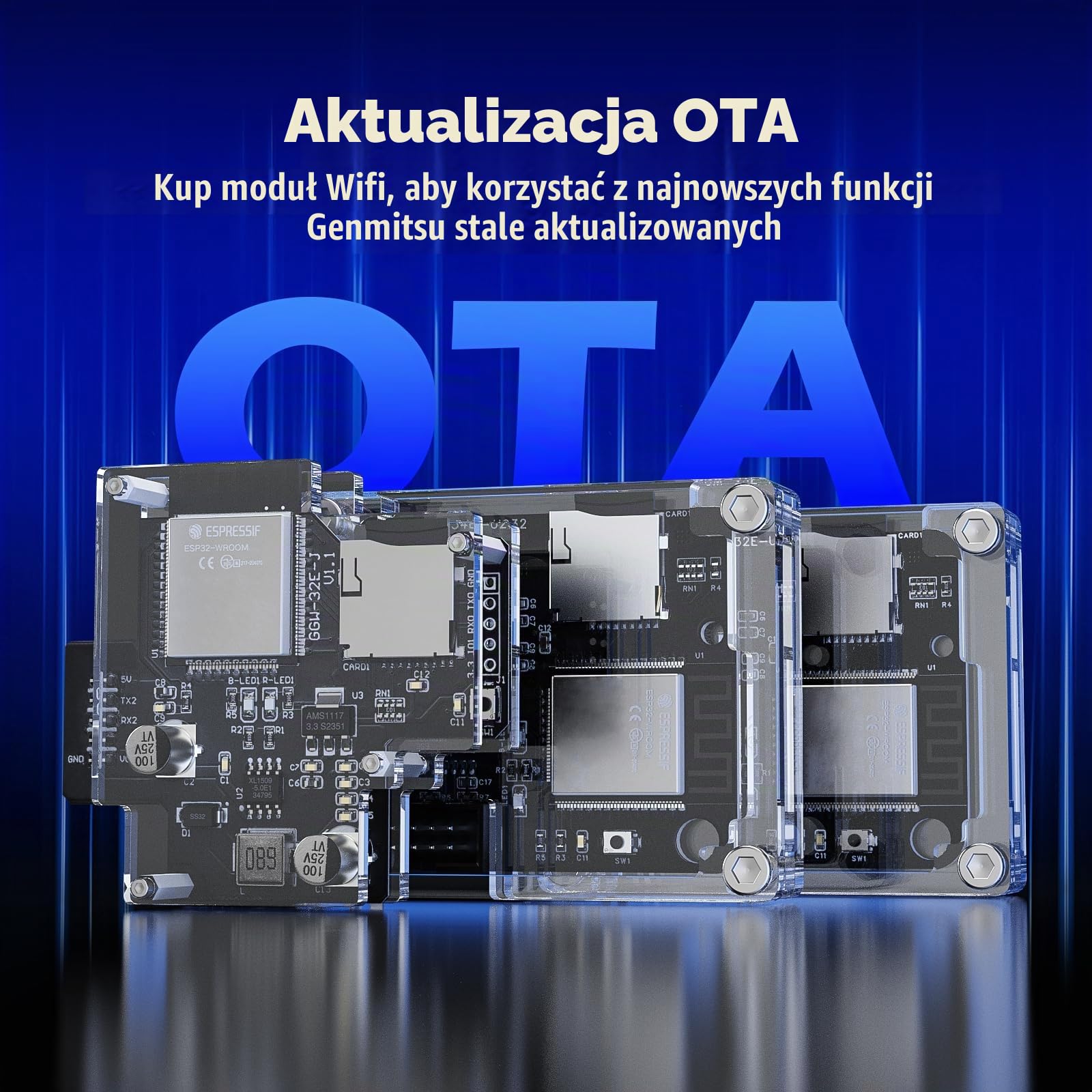Genmitsu GGW-U232 Zestaw bezprzewodowego modułu Wi-Fi, wysyłanie kodu G aplikacji, zdalne sterowanie i monitorowanie Kontroler CNC offline dla PROVerXL 4030, PROVerXL 4030 V2, PROVerXL 6050