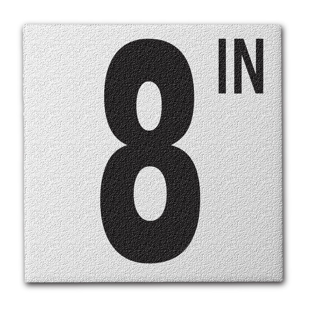 Ceramic Swimming Pool Deck Depth Marker 