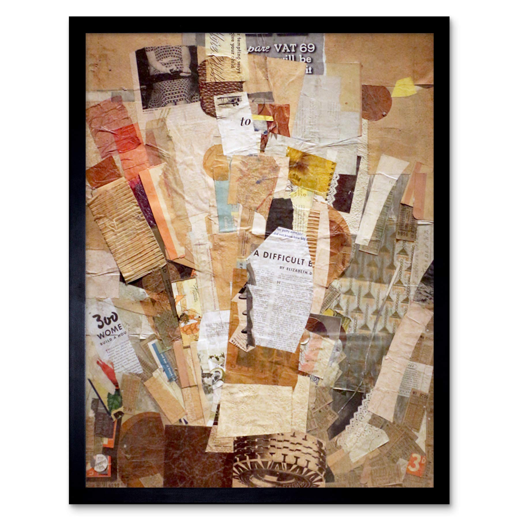 Amazon.com: Schwitters Kurt Difficult Difficile Collage Photo Art