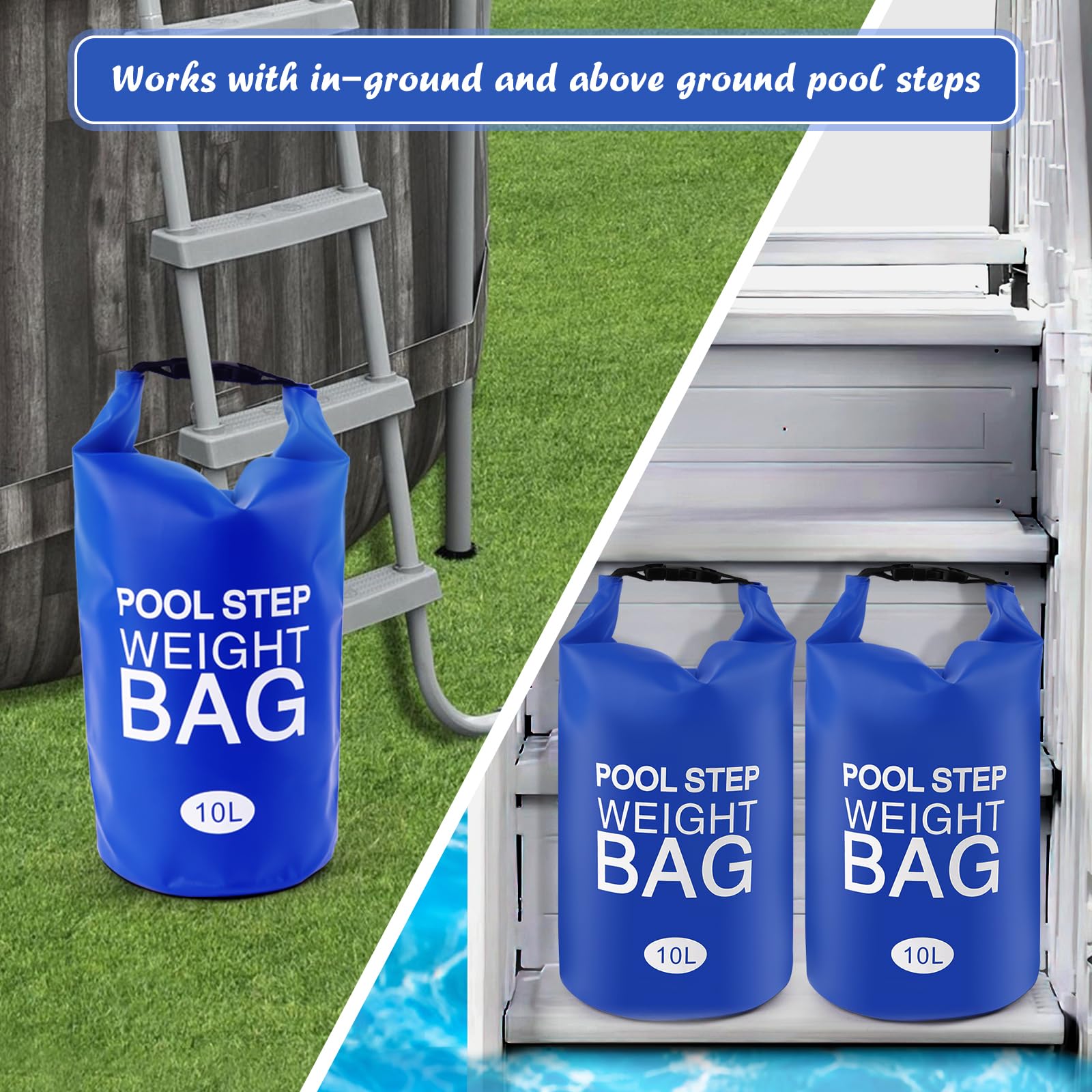 Universal Pool Step Weights 250D PVC Waterproof Swimming