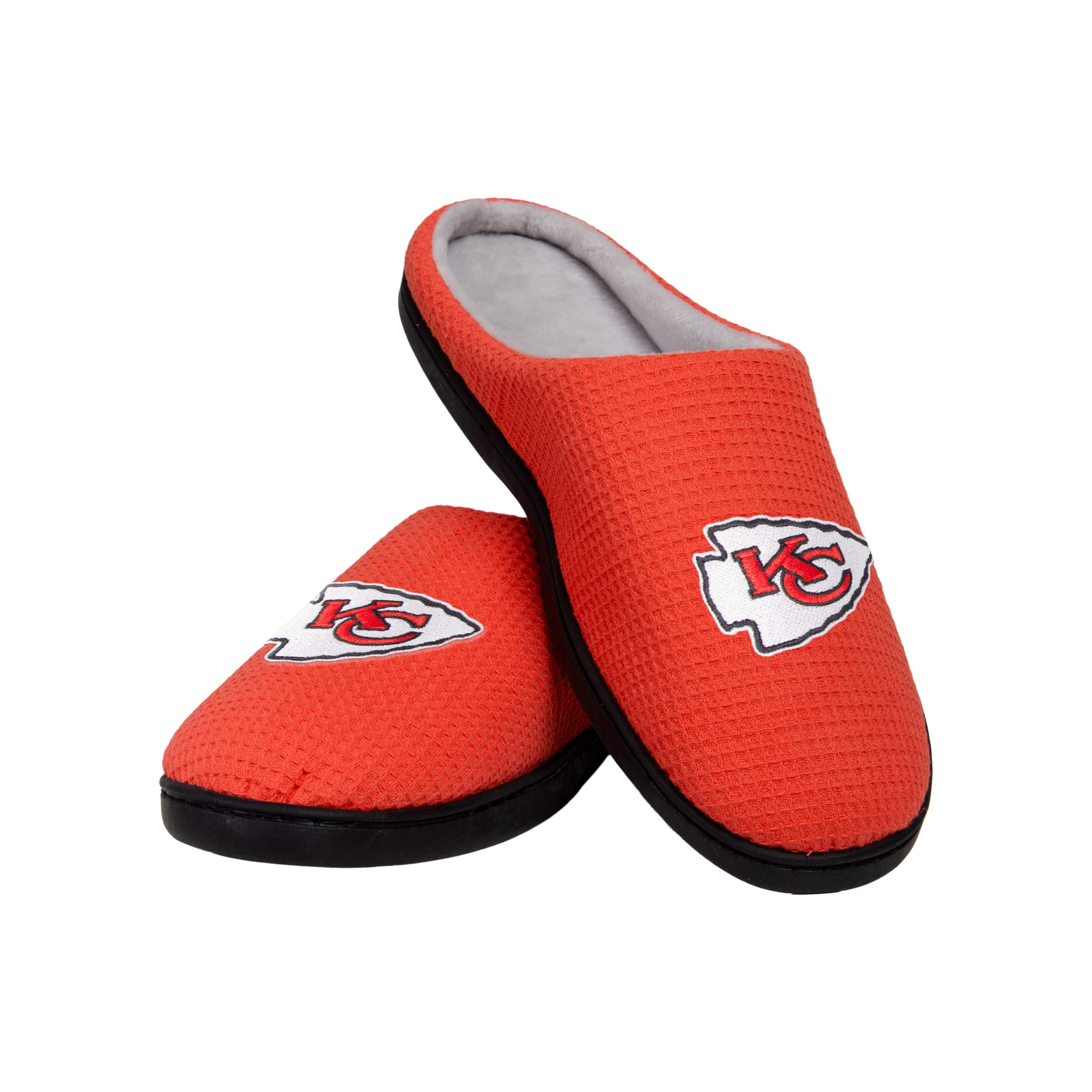 FOCO Men's NFL Team Logo Memory Foam Slide Slippers