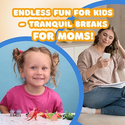 Miniatura 7 de Entervending Juguetes de dinosaurio para niños, juguetes divertidos y coloridos de 2 pulgadas, suministros de fiesta de dinosaurios, recuerdos de