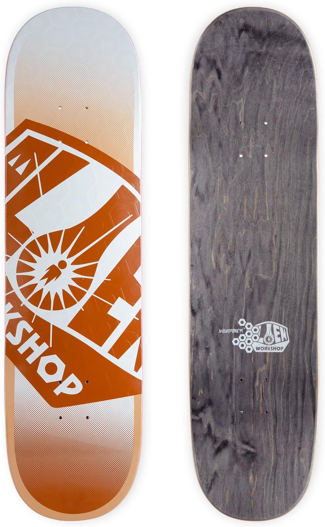 Alien Workshop Skateboard Deck OG Logo Hex Orange 8.5"