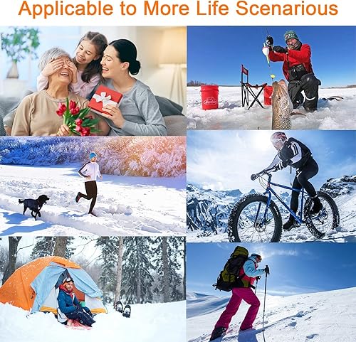 Miniatura 7 de Youlisn Heated Socks for Men Women Upgraded Rechargeable Electric Thermal Socks with 8000mAh Large Capacity Battery 3 Heating Settings