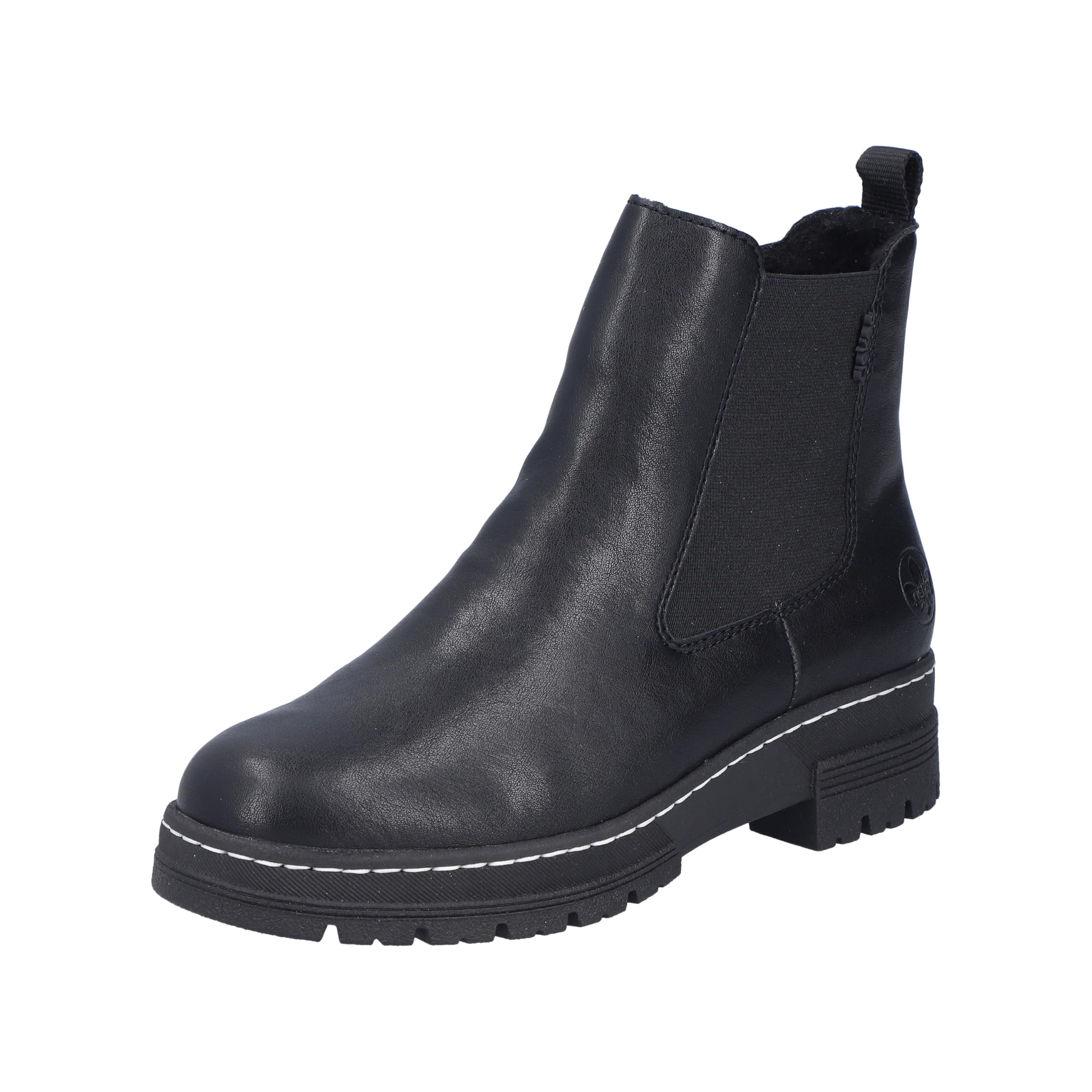 Rieker Women's 73892 Chelsea Boots, Black, 42 EU, Black, 8 UK