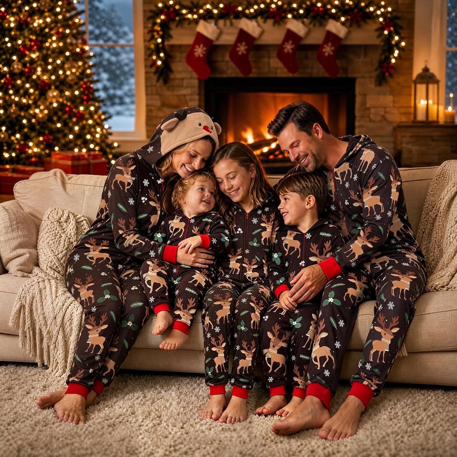Neufigr Matching Christmas Pajamas for Family Christmas Pjs image 5