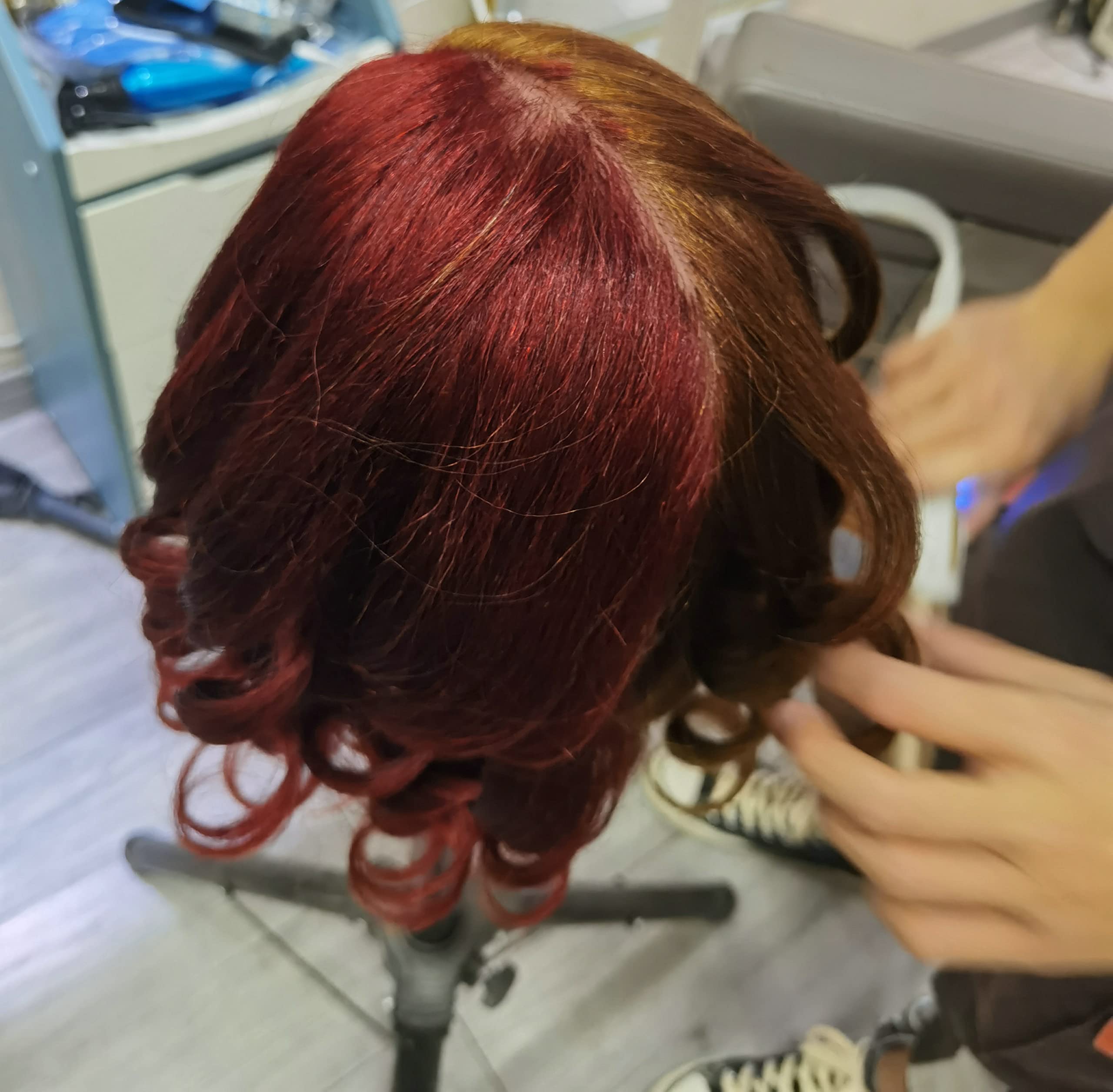 Buy QACIEH 22 Inch 100 Real Human Hair Mannequin Head Cosmetology